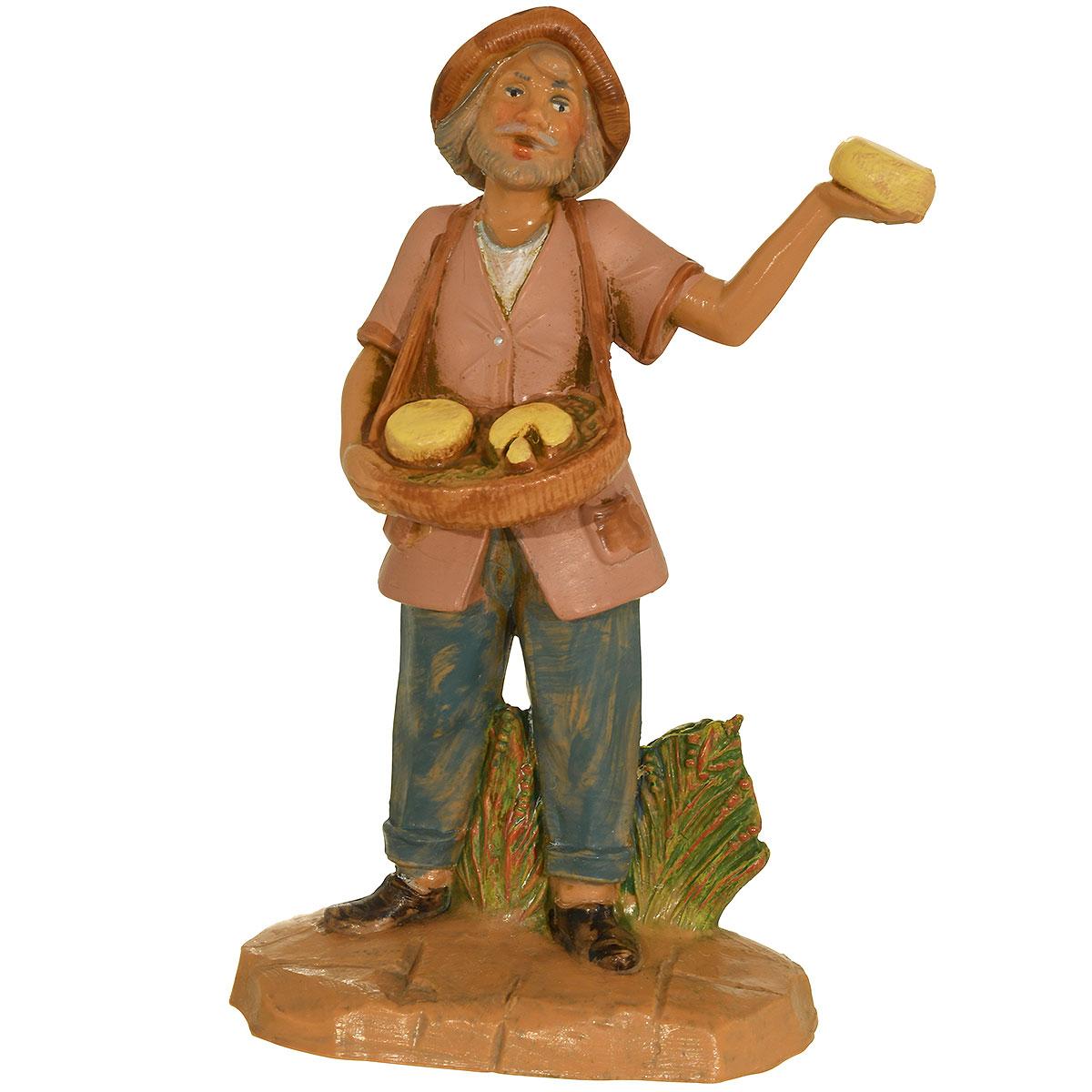 Lorenzo Cheese Peddler 5" Fontanini