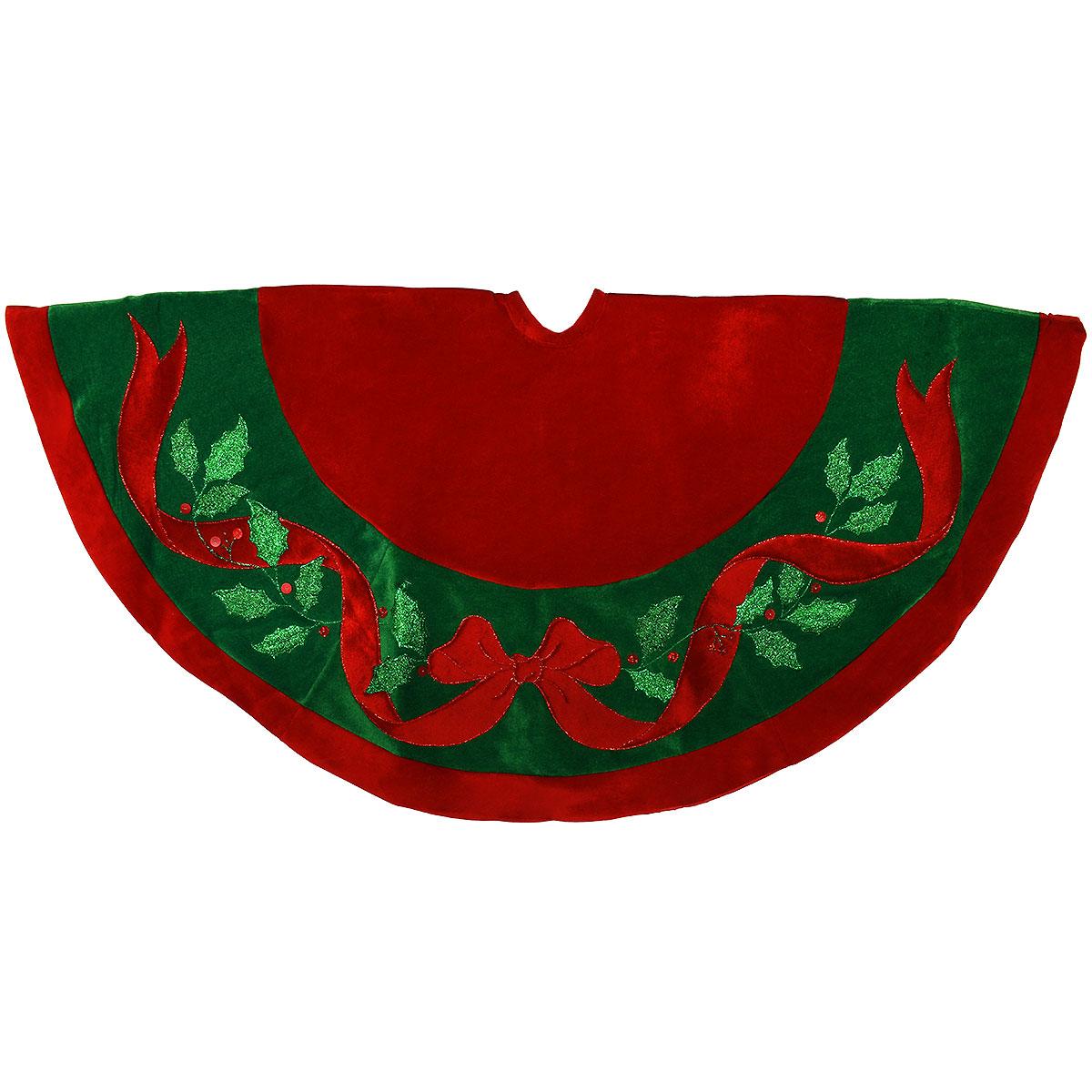 Holly And Bow Tree Skirt