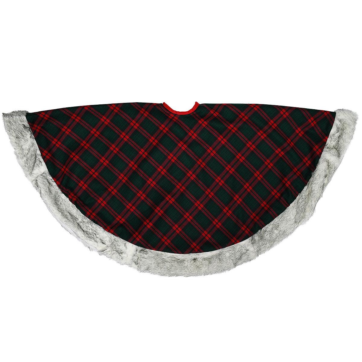 Flannel Plaid Tree Skirt