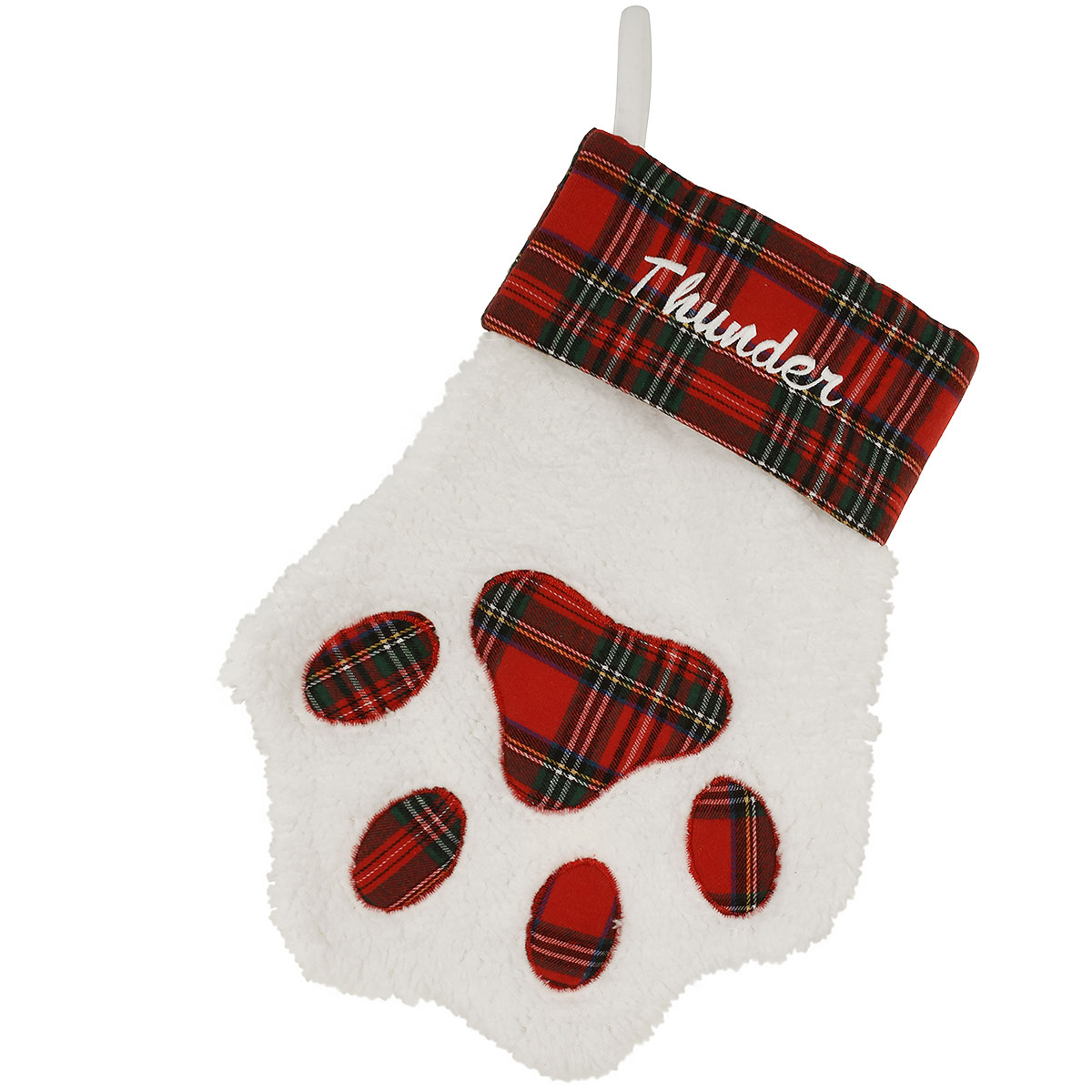 18.5 Inch Sherpa Paw Pet Stocking