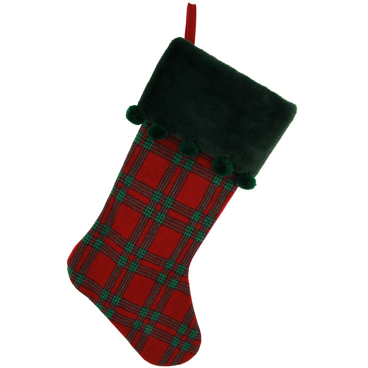 21 Inch Plaid Stocking
