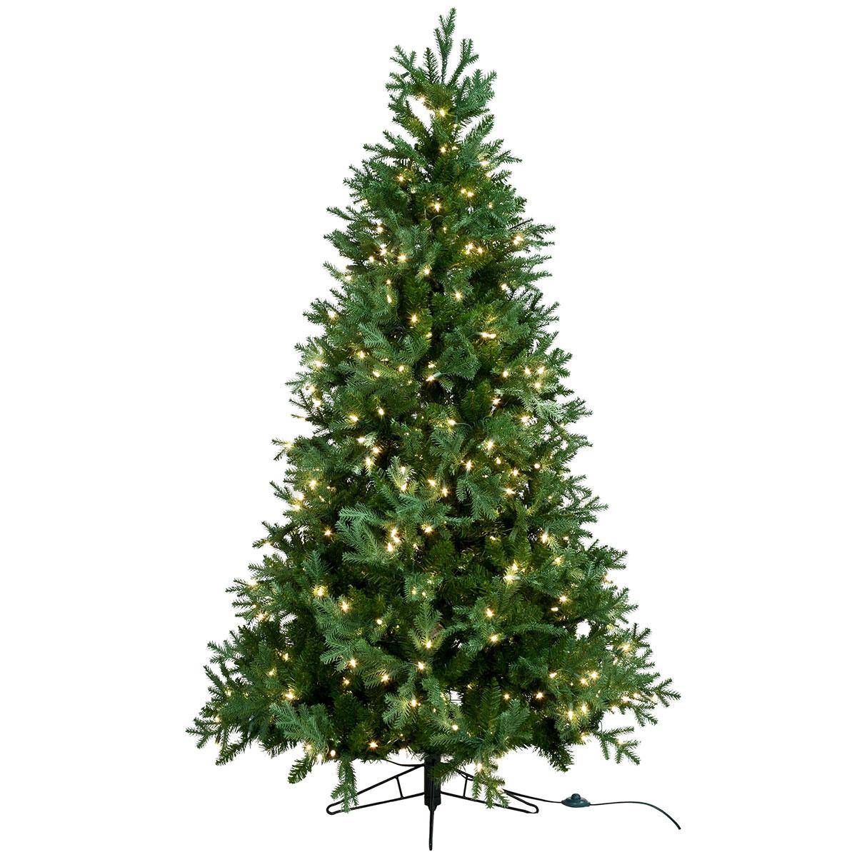 4.5' Prescott Artificial Christmas Tree With White Lights