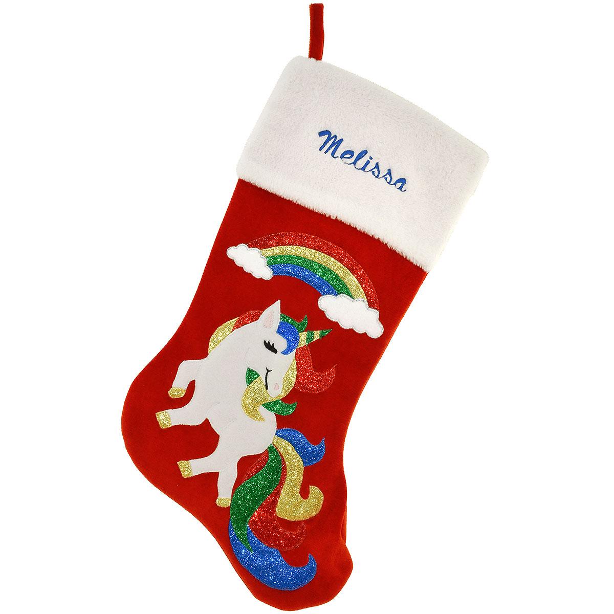 Personalized 20.5" Unicorn Stocking