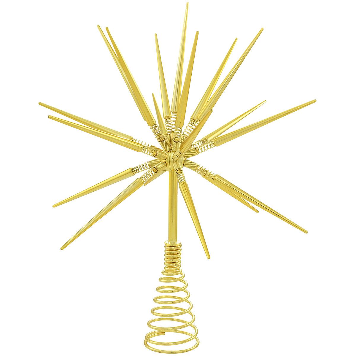 Gold Starburst Tree Topper