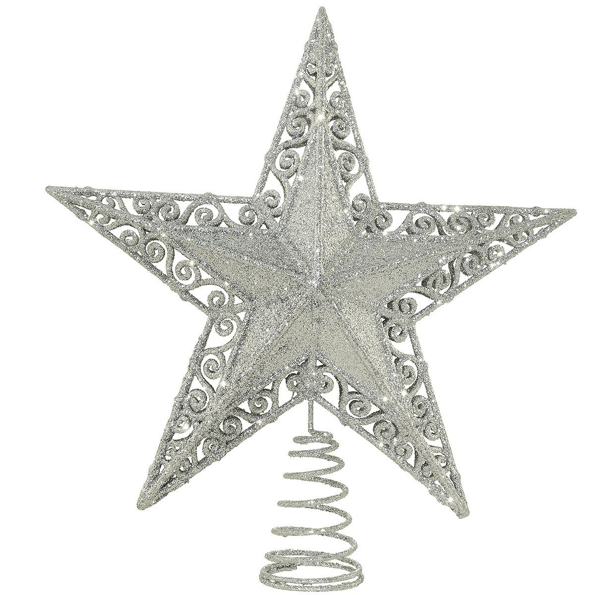 Star Tree Topper With Silver