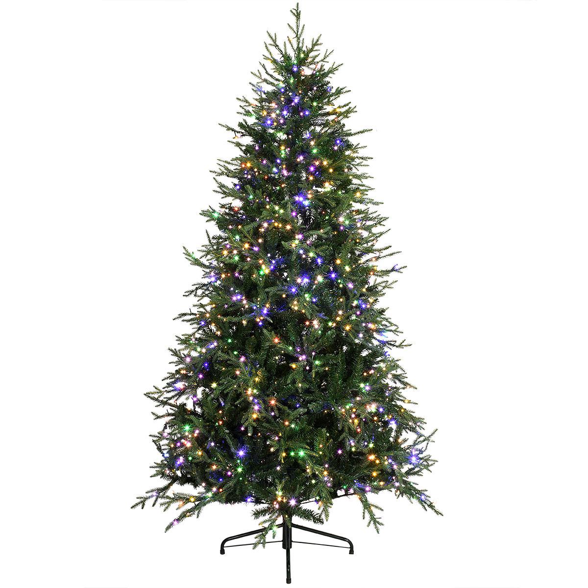 7.5 Nordic Artificial Tree With 1400 3MM Color Changing LED Lights 