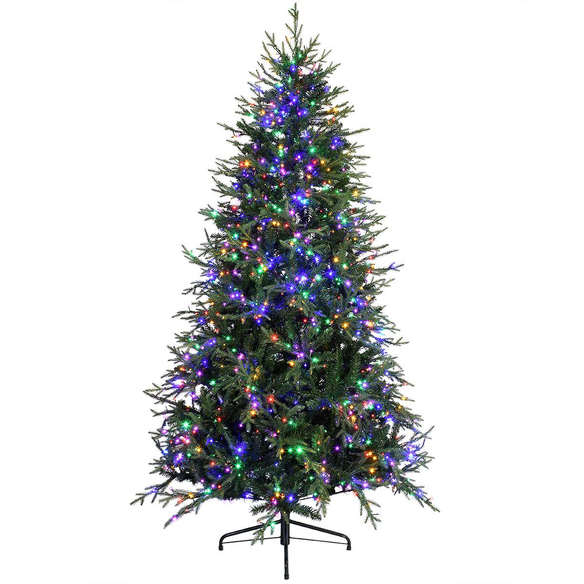 7.5 Nordic Artificial Tree With 1400 3MM Color Changing LED Lights 