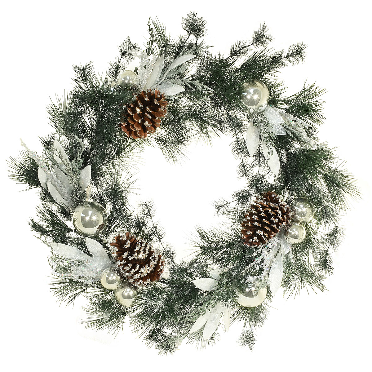 30 Inch Artificial Pine Wreath