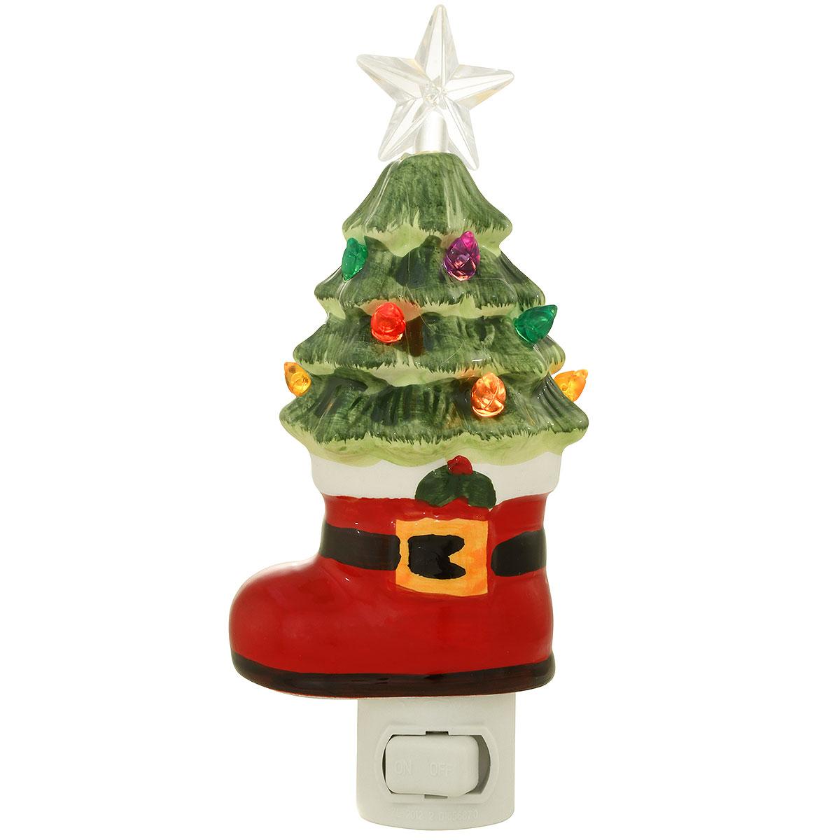 Santa Boot Tree Nightlight