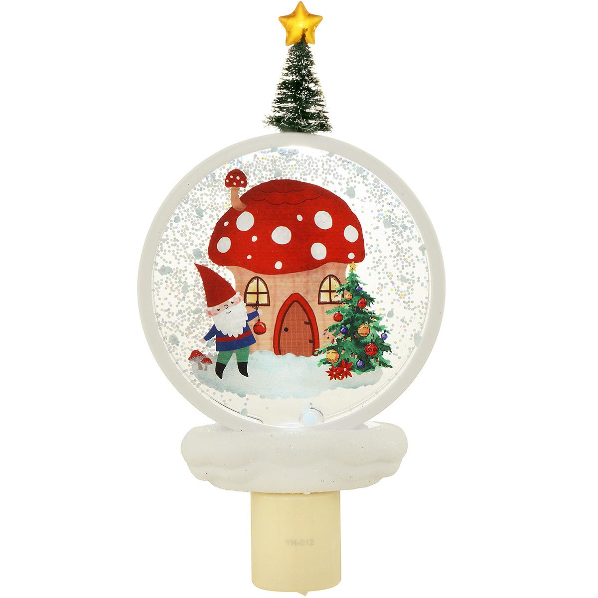 Gnome House Shimmer Disk Nightlight