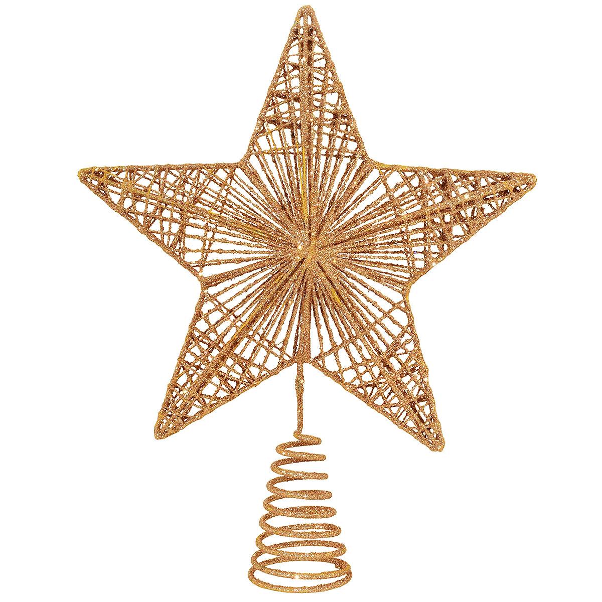 Star 11" Copper Line Tree Topper