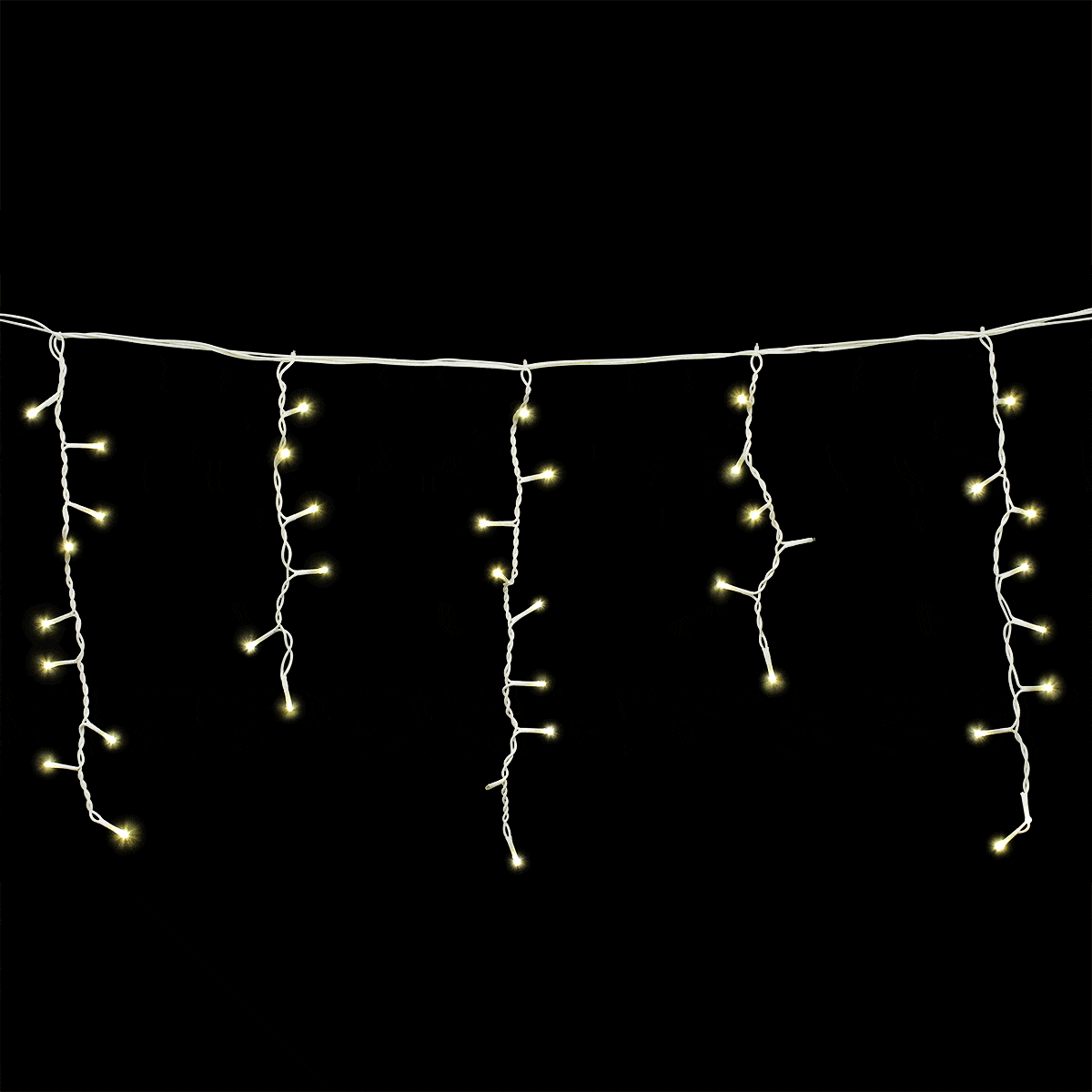 Starry Pro 135 WW LED Icicle Lights