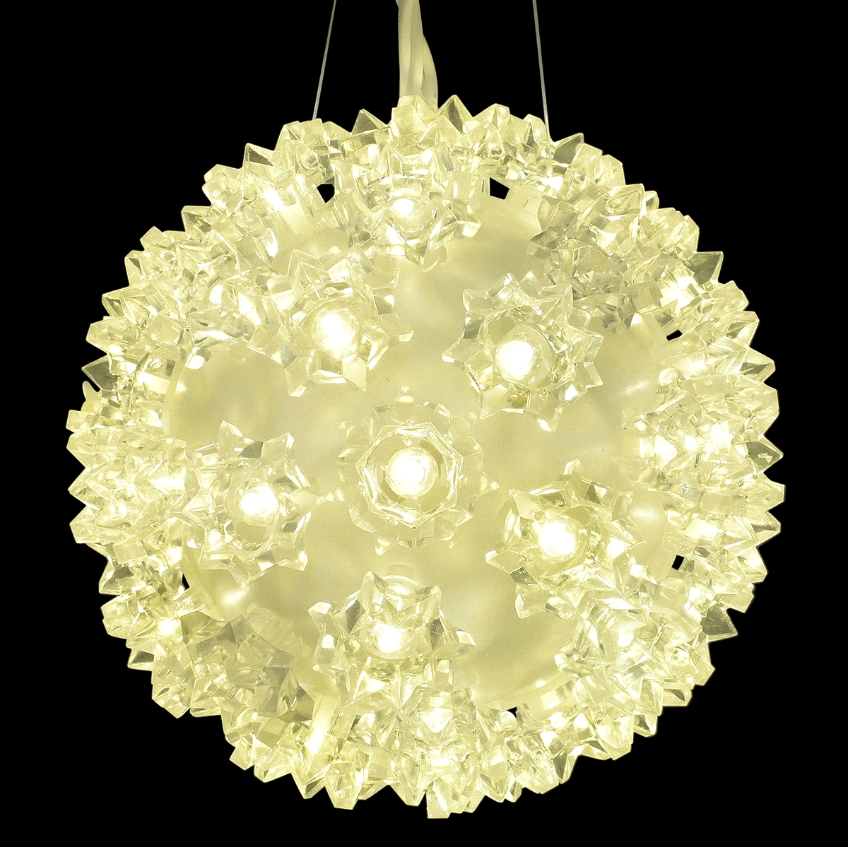 Warm White LED Crystal Sphere