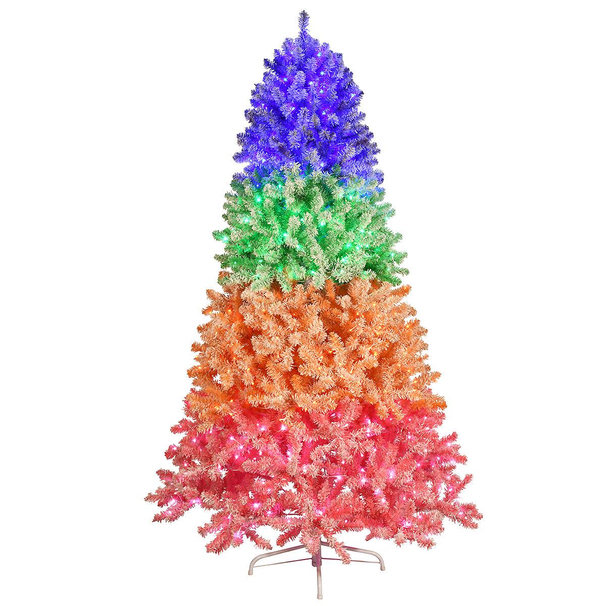 7.5 Ft. Multi Color Artificial Tree