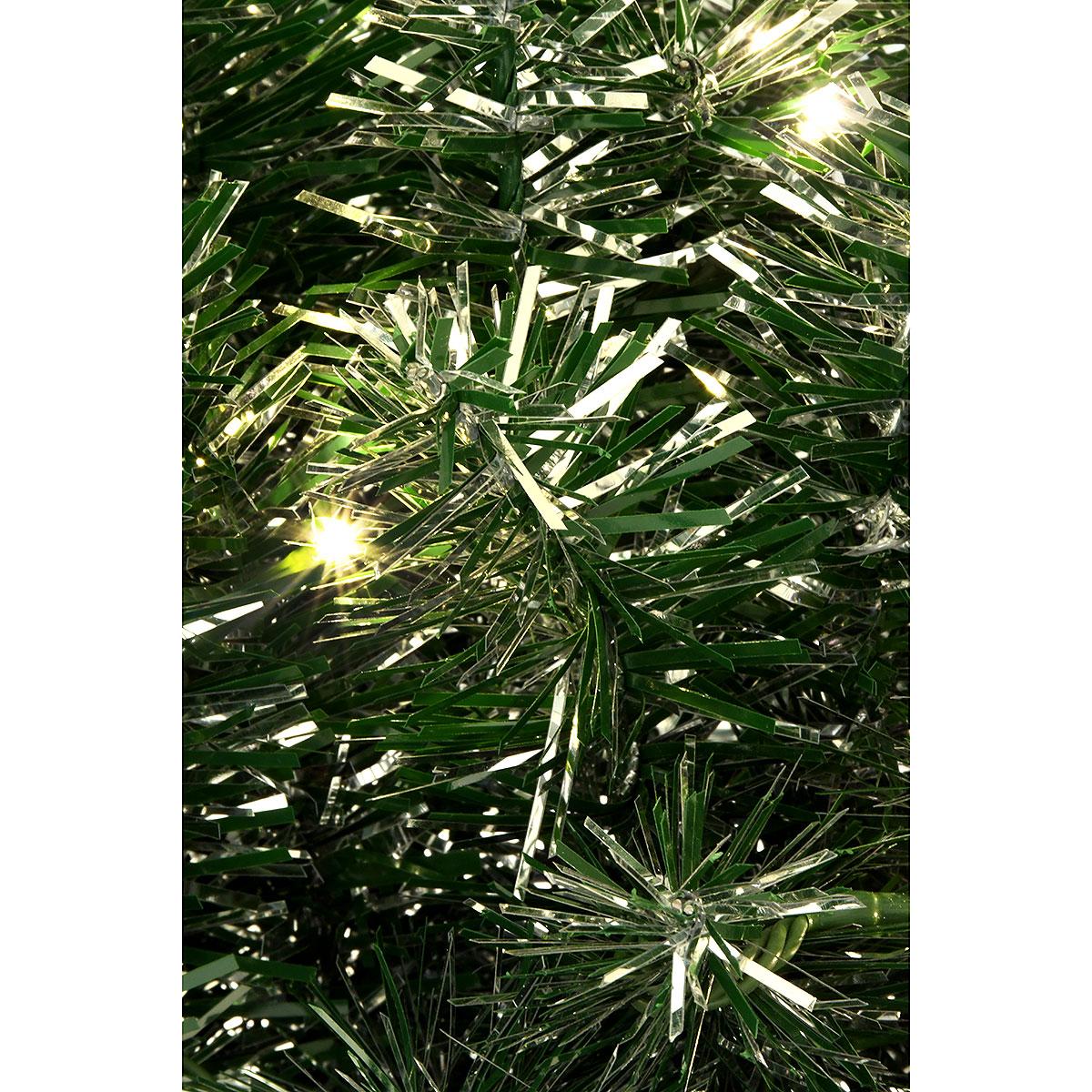 30 in. Pre-Lit Grande Fir Wreath with Warm White LED Lights main image 0