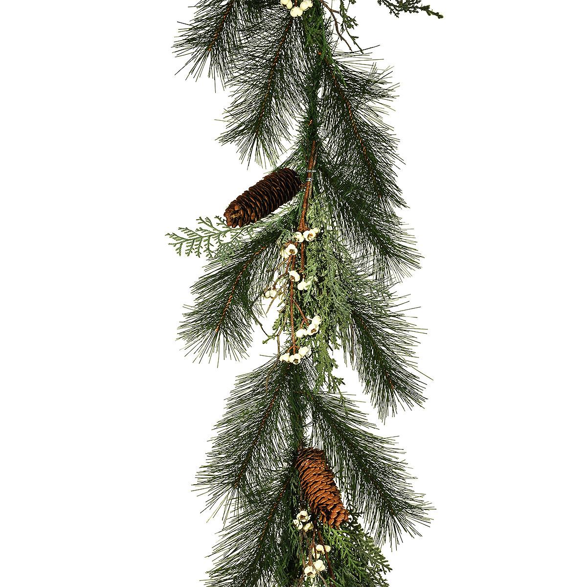 72" Mistletoe Garland
