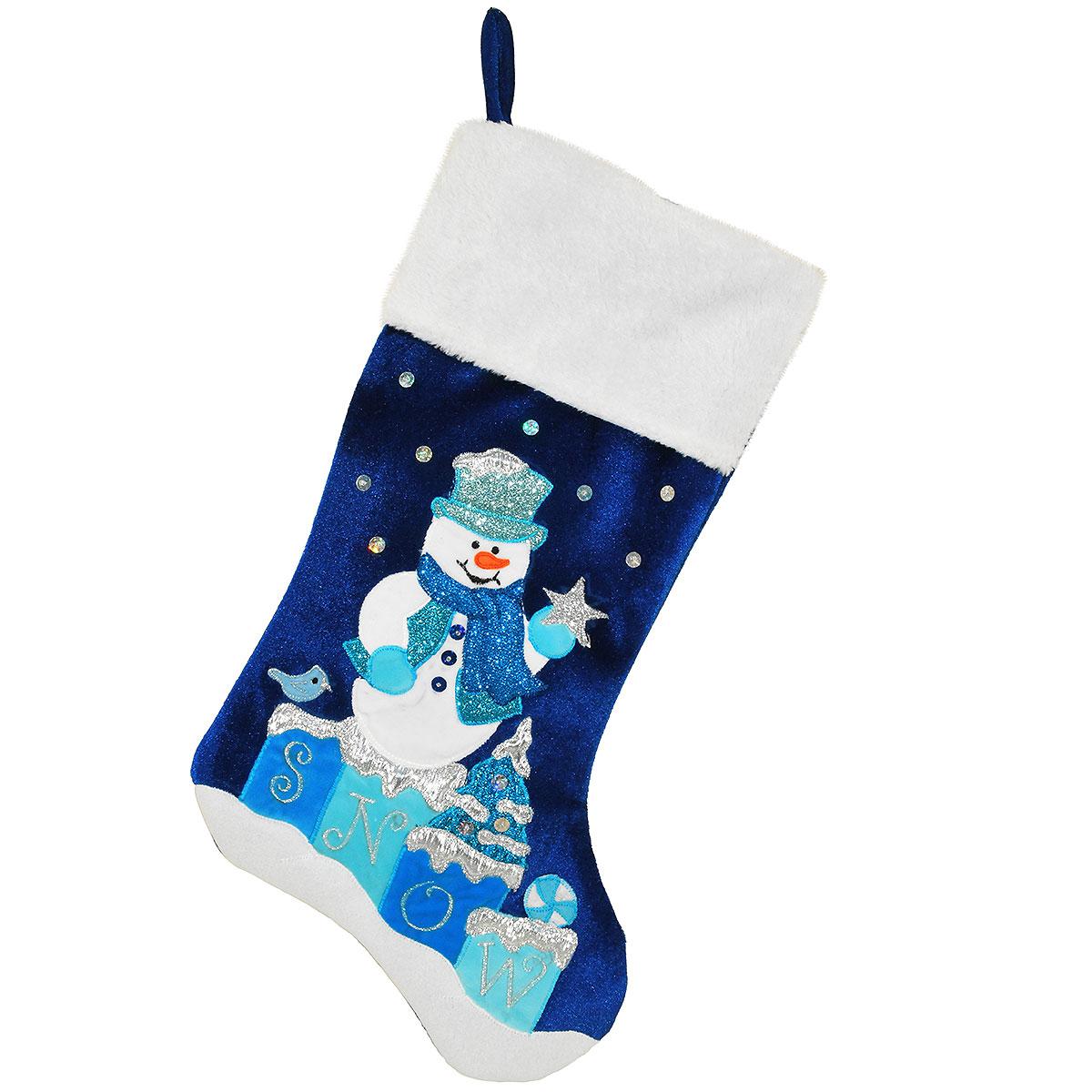 20.5 Inch Personalized Blue Snowman