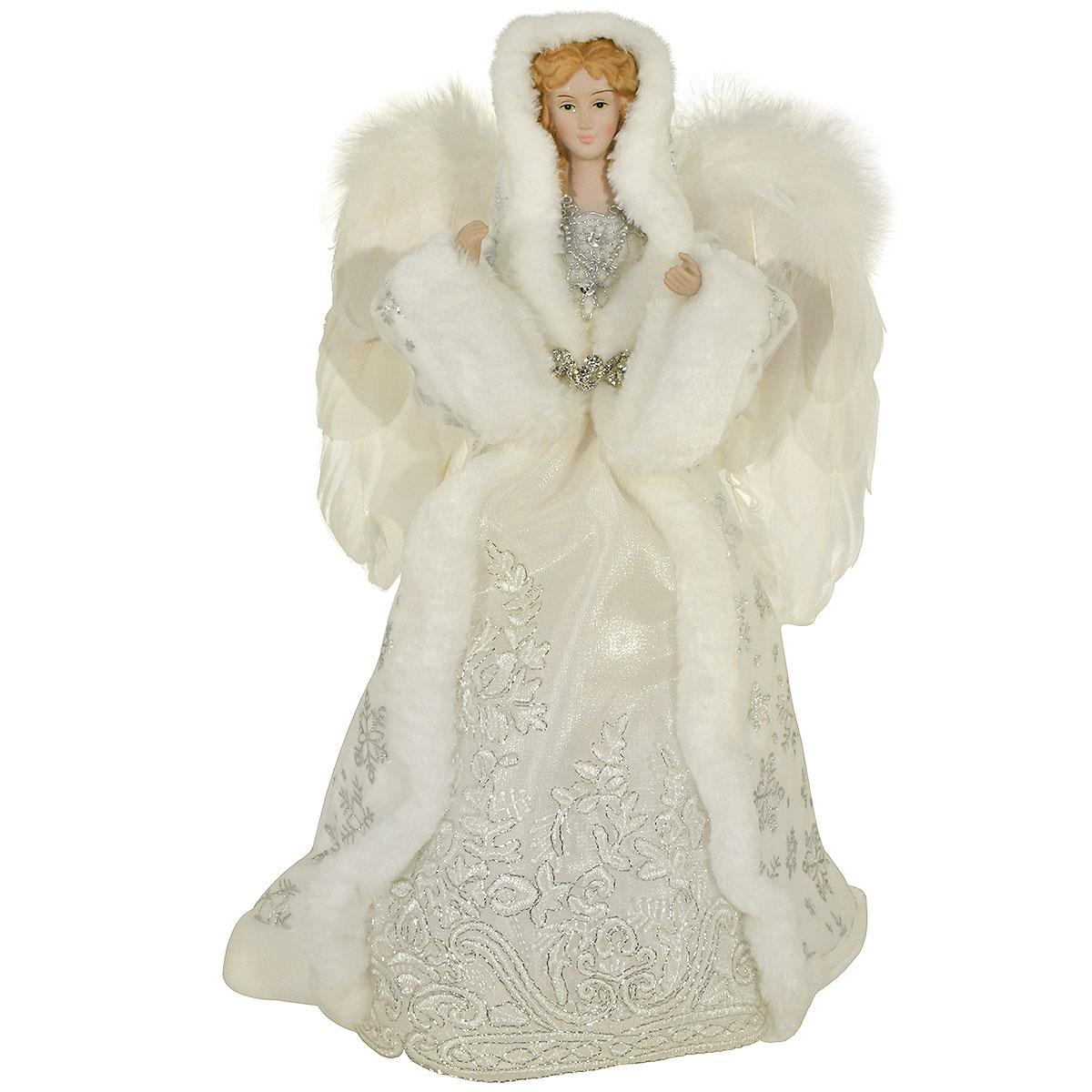 Angel With White And Silver Fur Rob