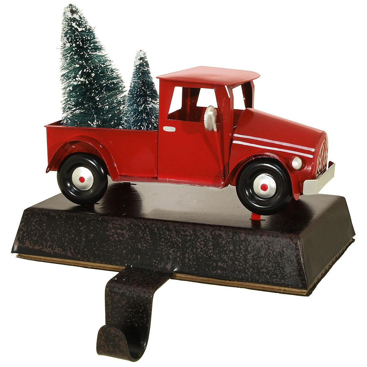Red Truck Stocking Holder