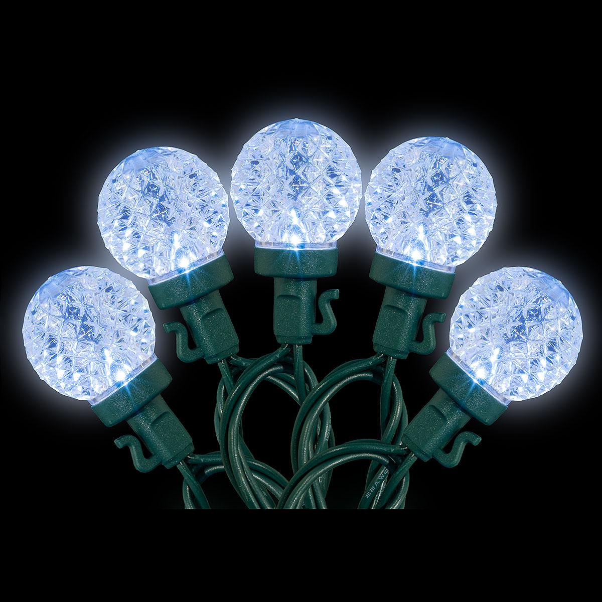 Pure White 50 Light G30 LED String