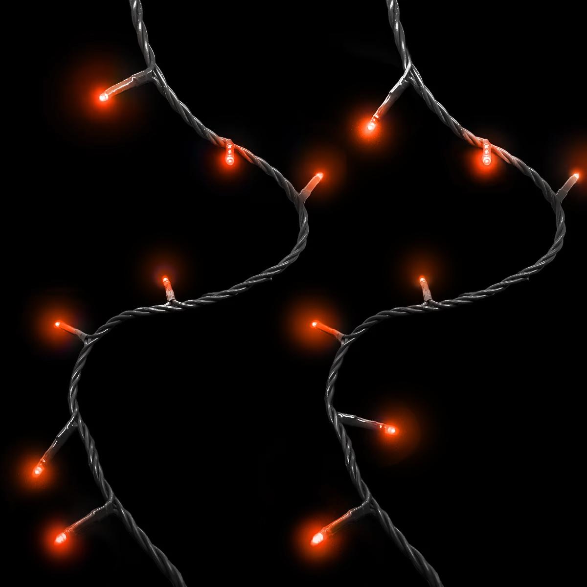 Orange Starry Pro 100 Twinkling 3mm LED Lights