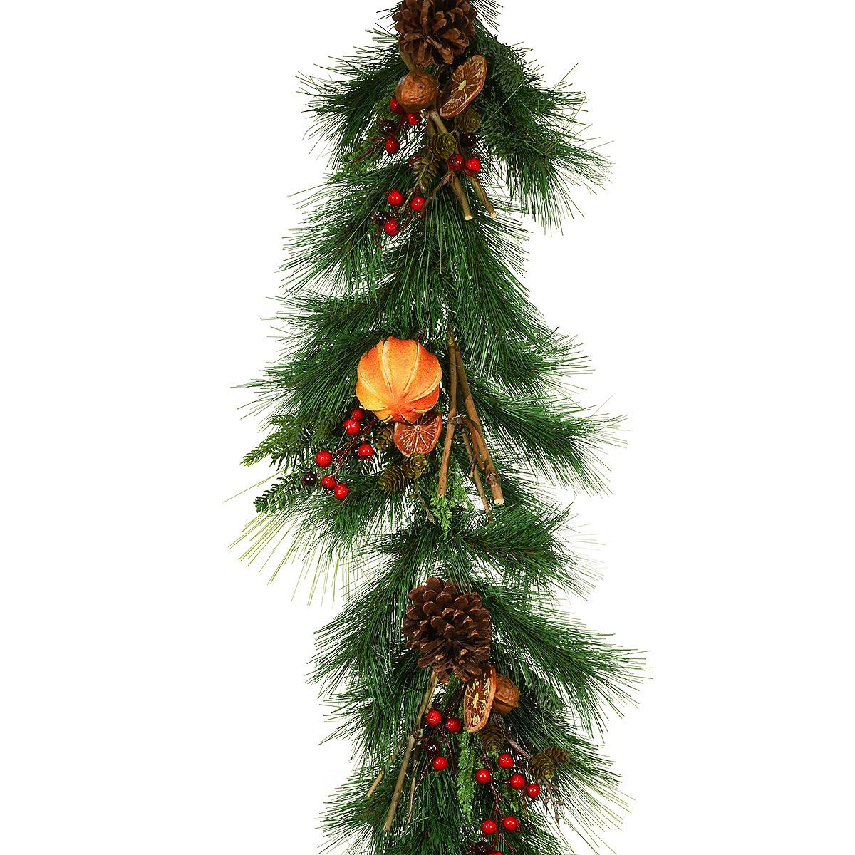 6 x 12" Long Leaf Pine With Fruit