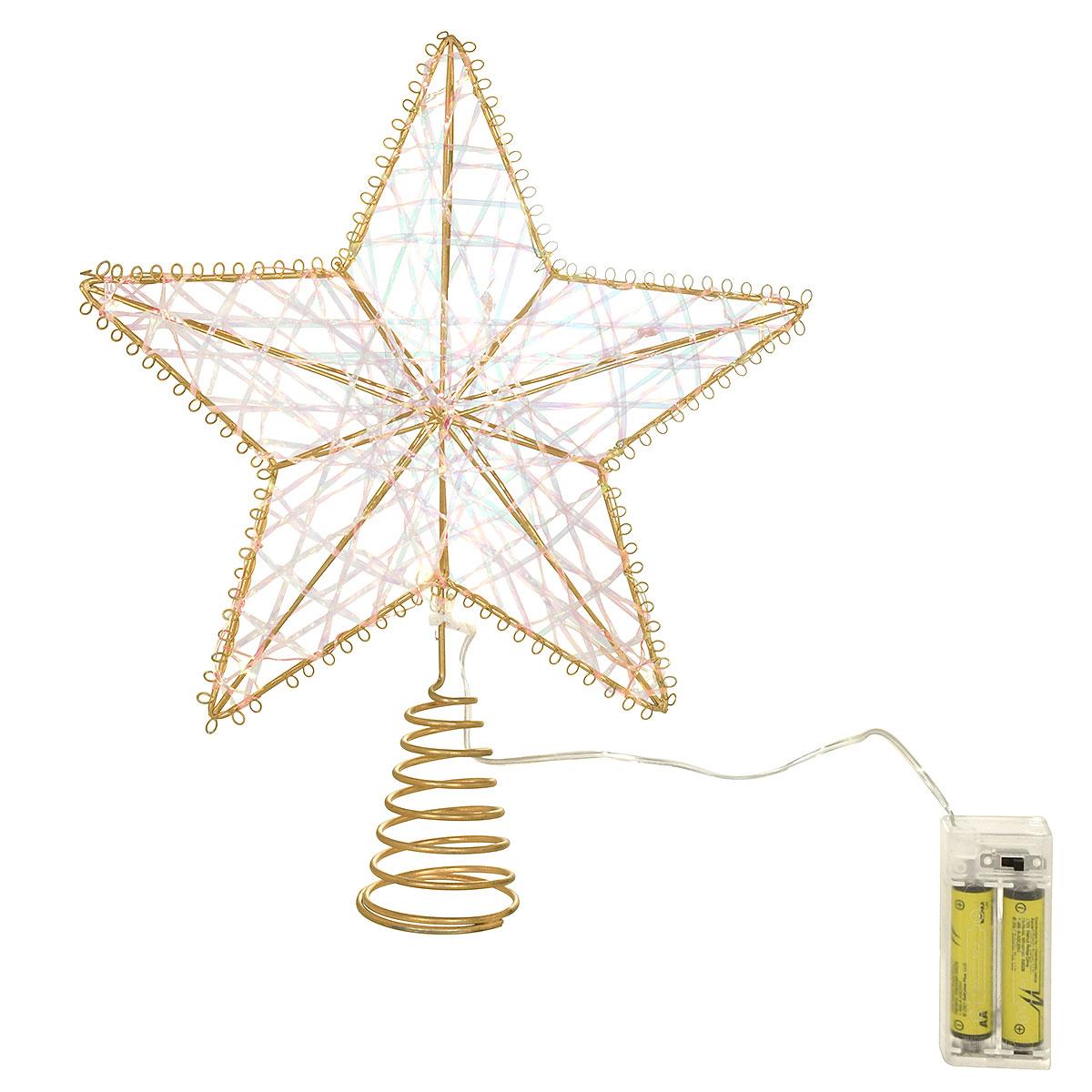Lighted Star Tree Topper