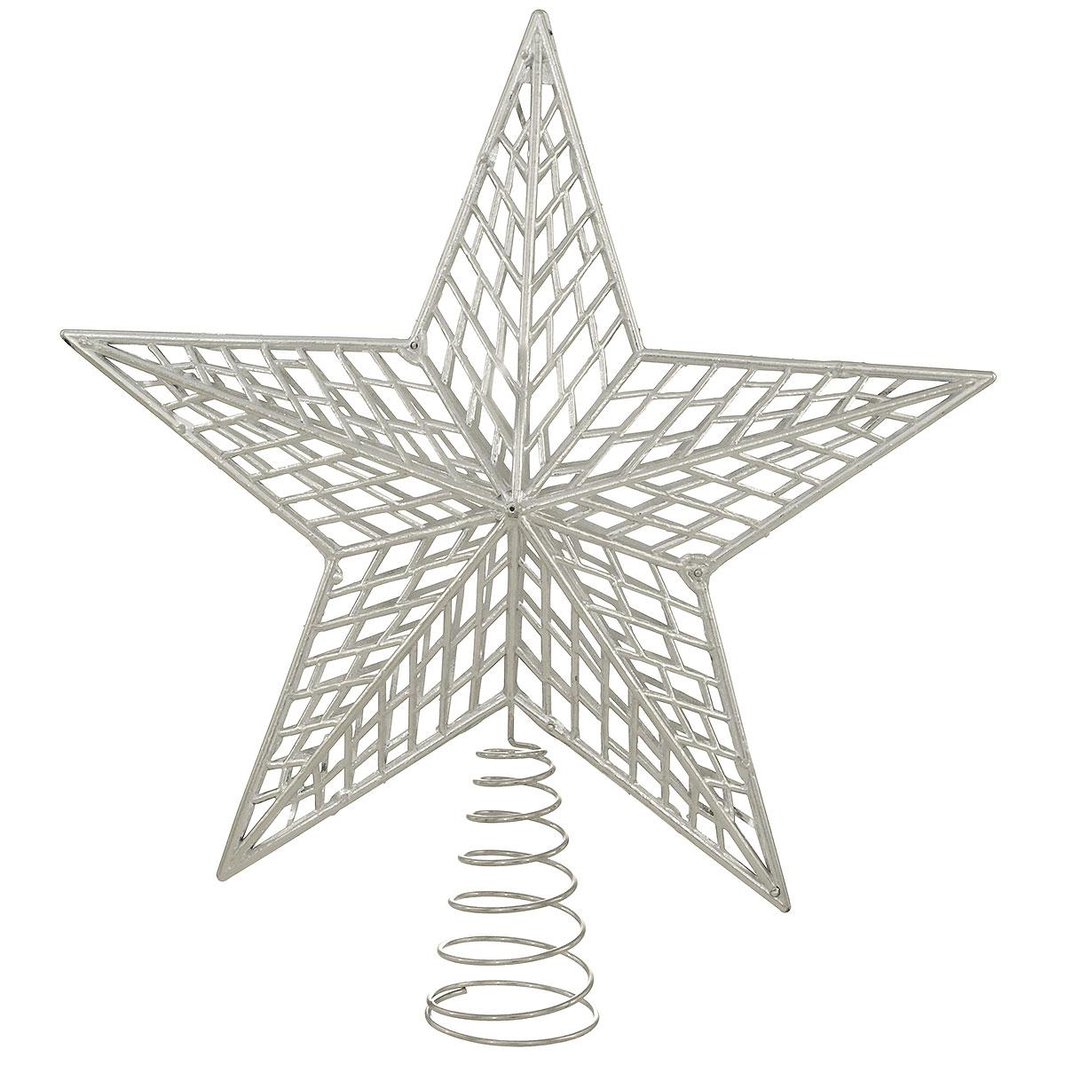 Star Silver Tree Top, 12 Inch