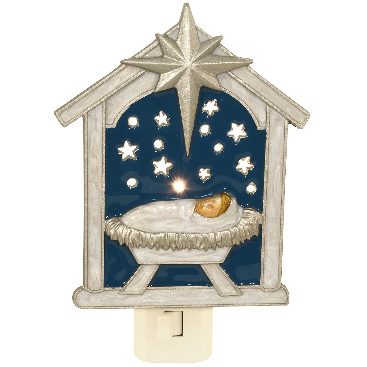 Baby Jesus In Manger Nightlight
