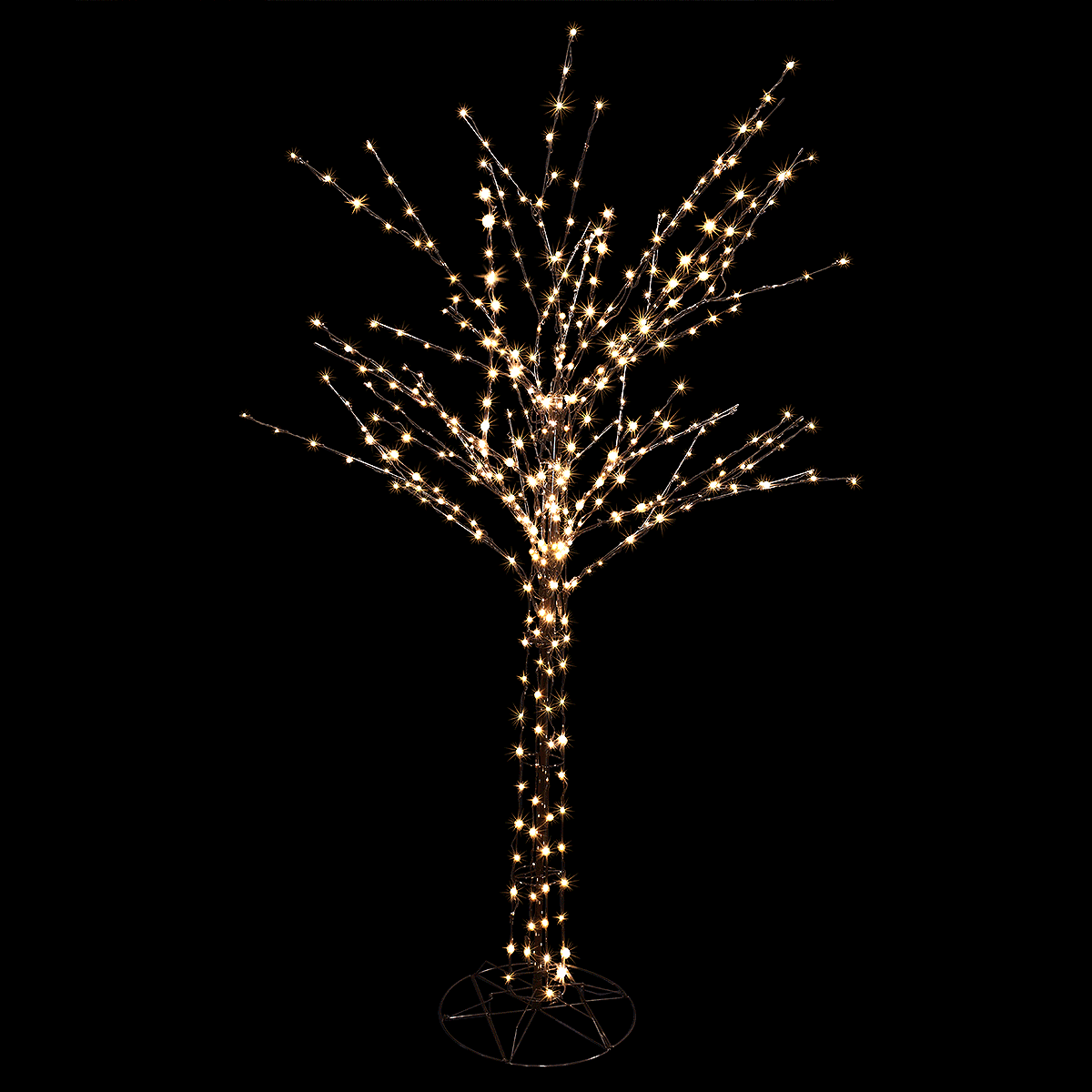 8 Ft. Bare Branch Tree With 436 Warm White/Multi Color Changing Lights