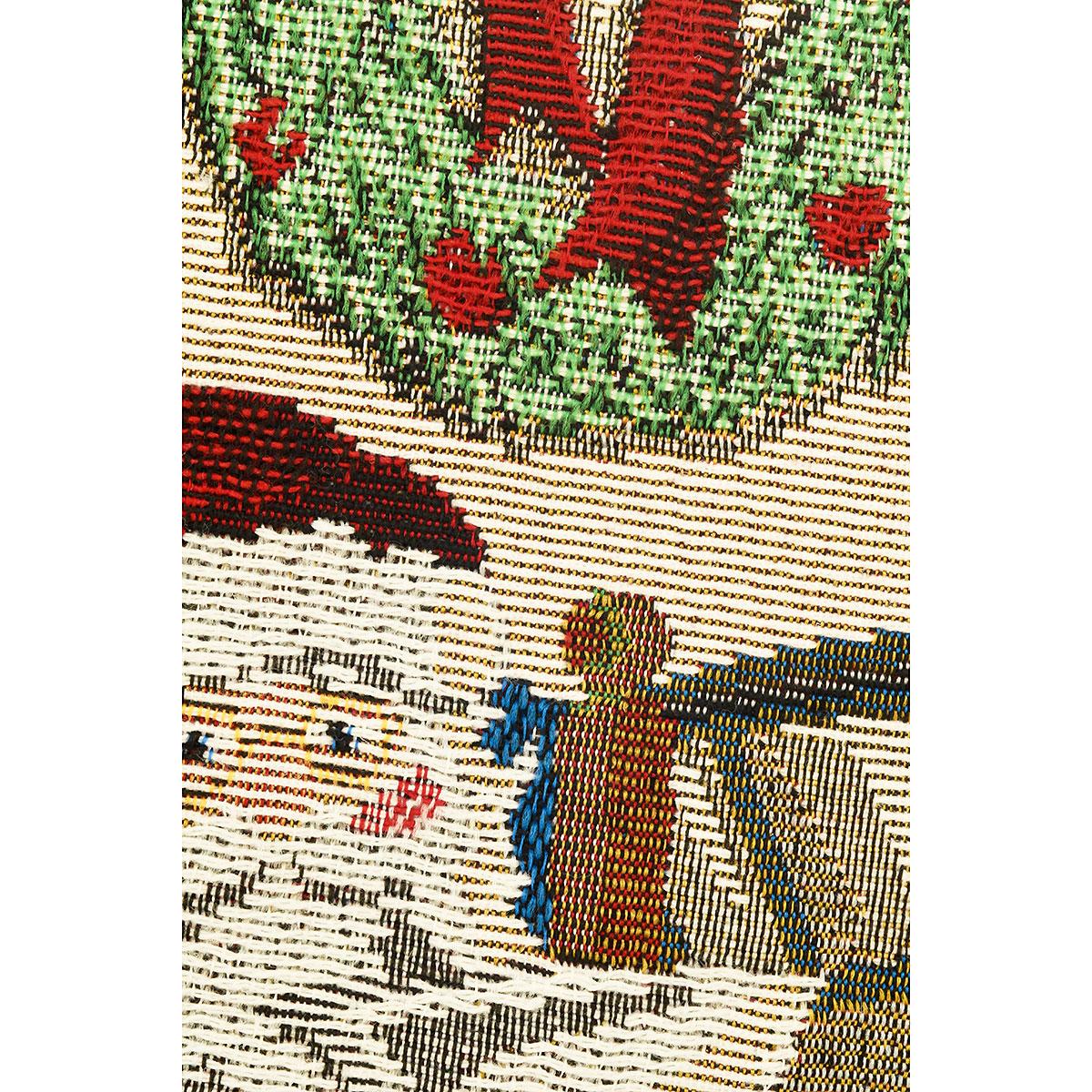 20.5 Inch Santa With List Tapestry