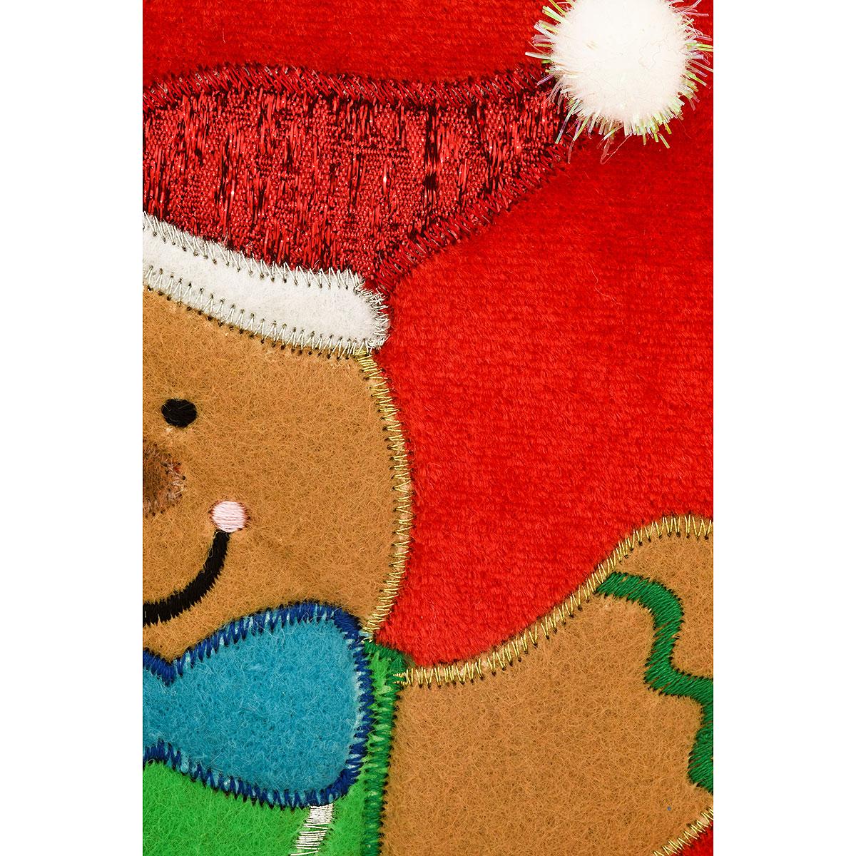 Gingerbread Velvet Stocking
