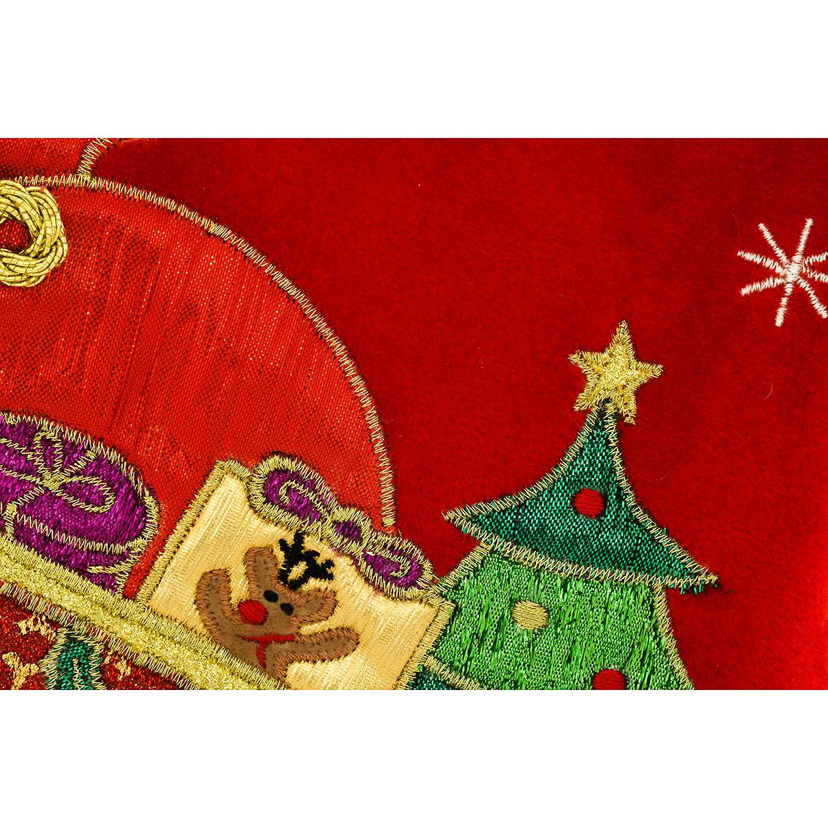 20.5 Inch Sleigh Velvet Stocking