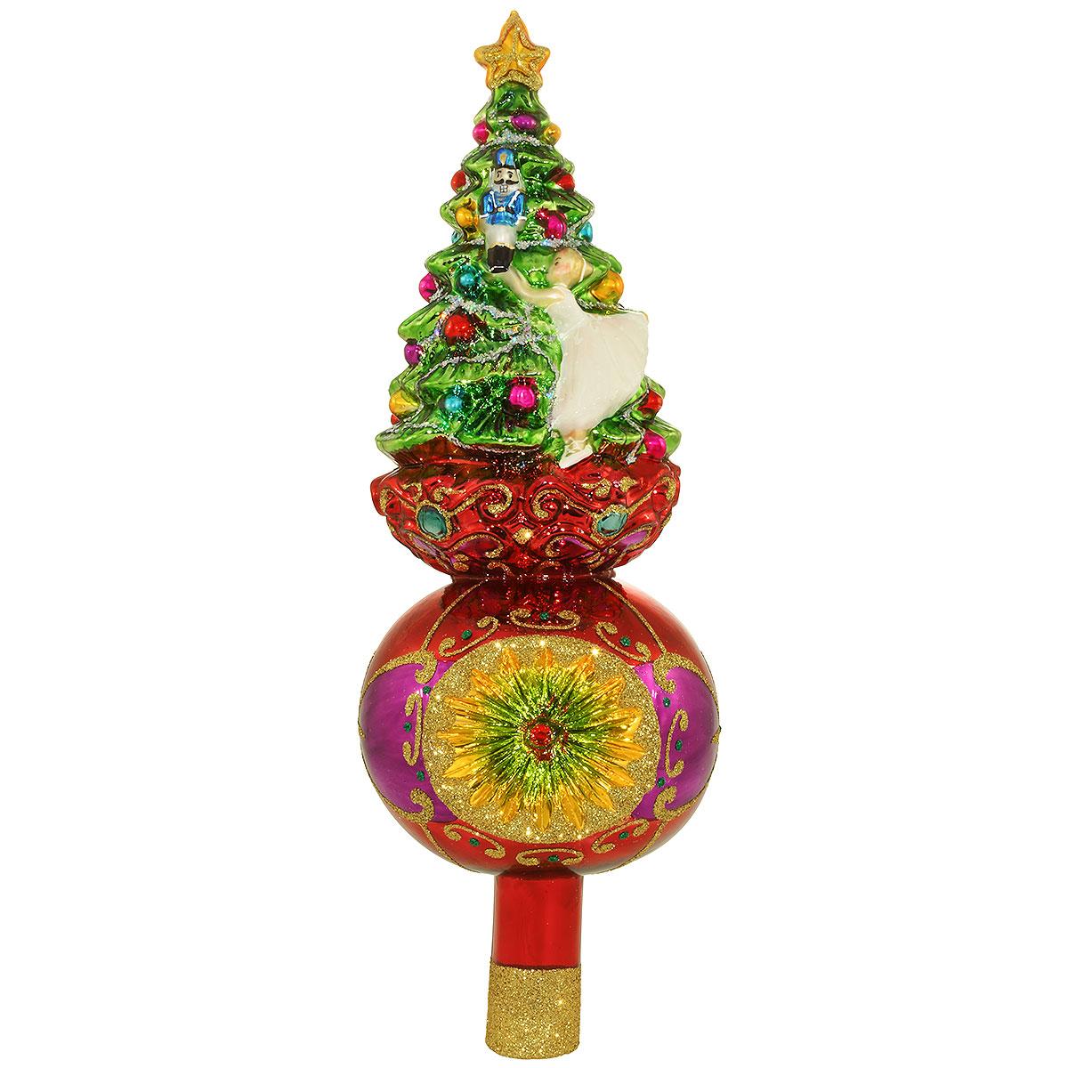 Tree With Ballerina Glass Finial