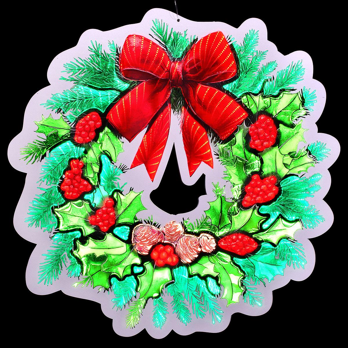 Christmas Wreath Infinity Light
