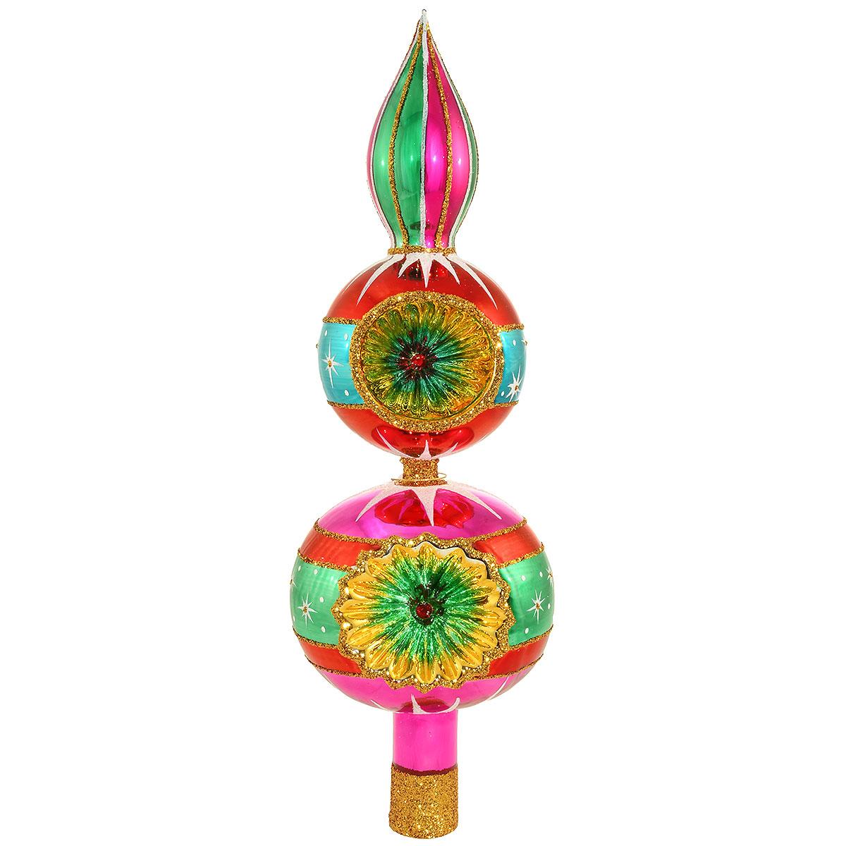 Reflector Glass Tree Topper