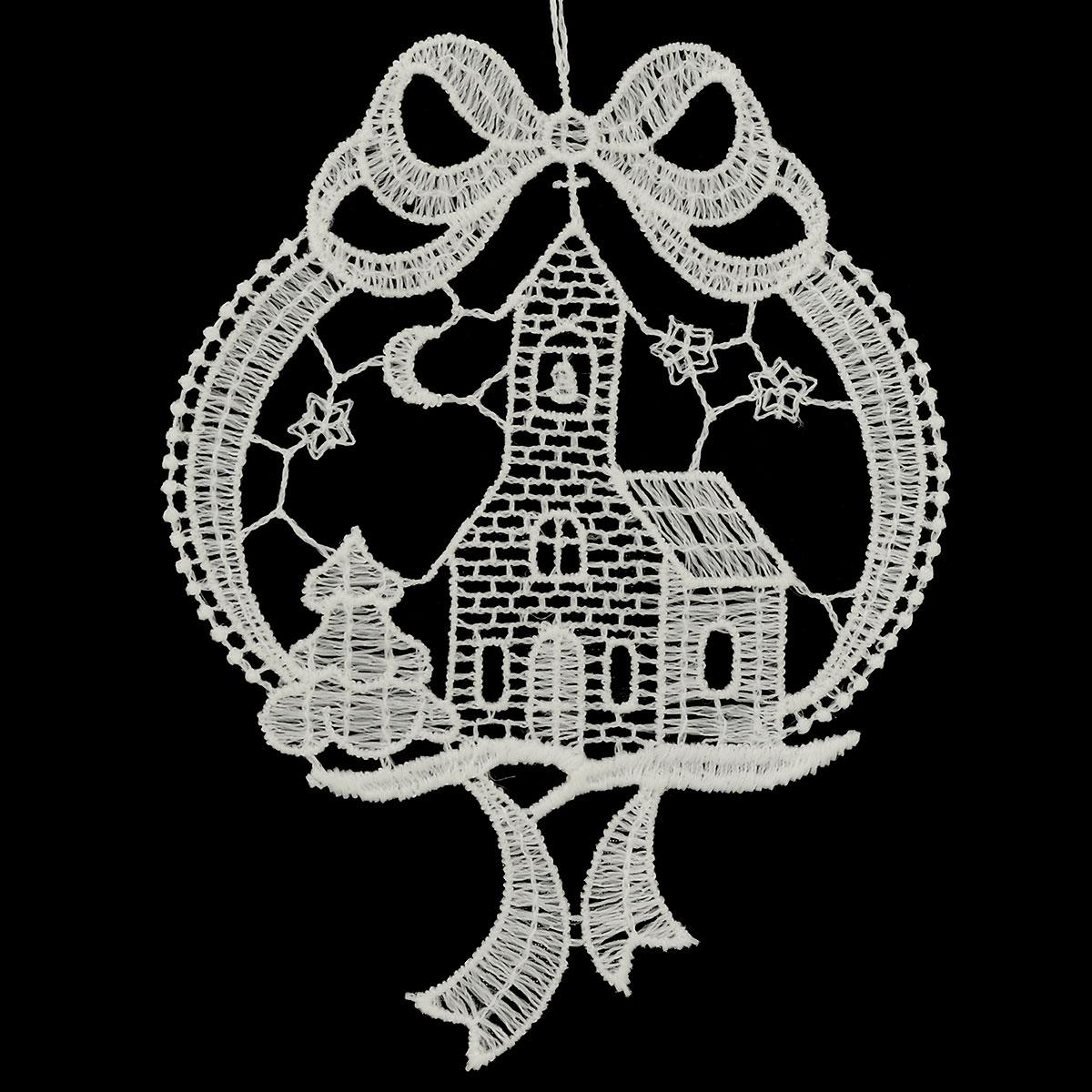 Loopwreath w/ Church Lace Ornament