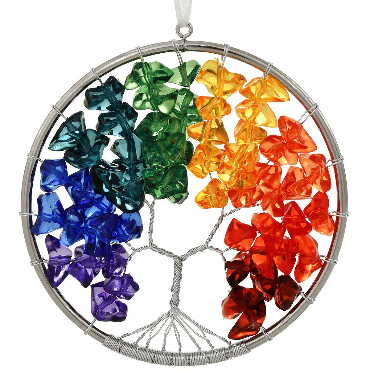 Rainbow Tree Of Life Ornament