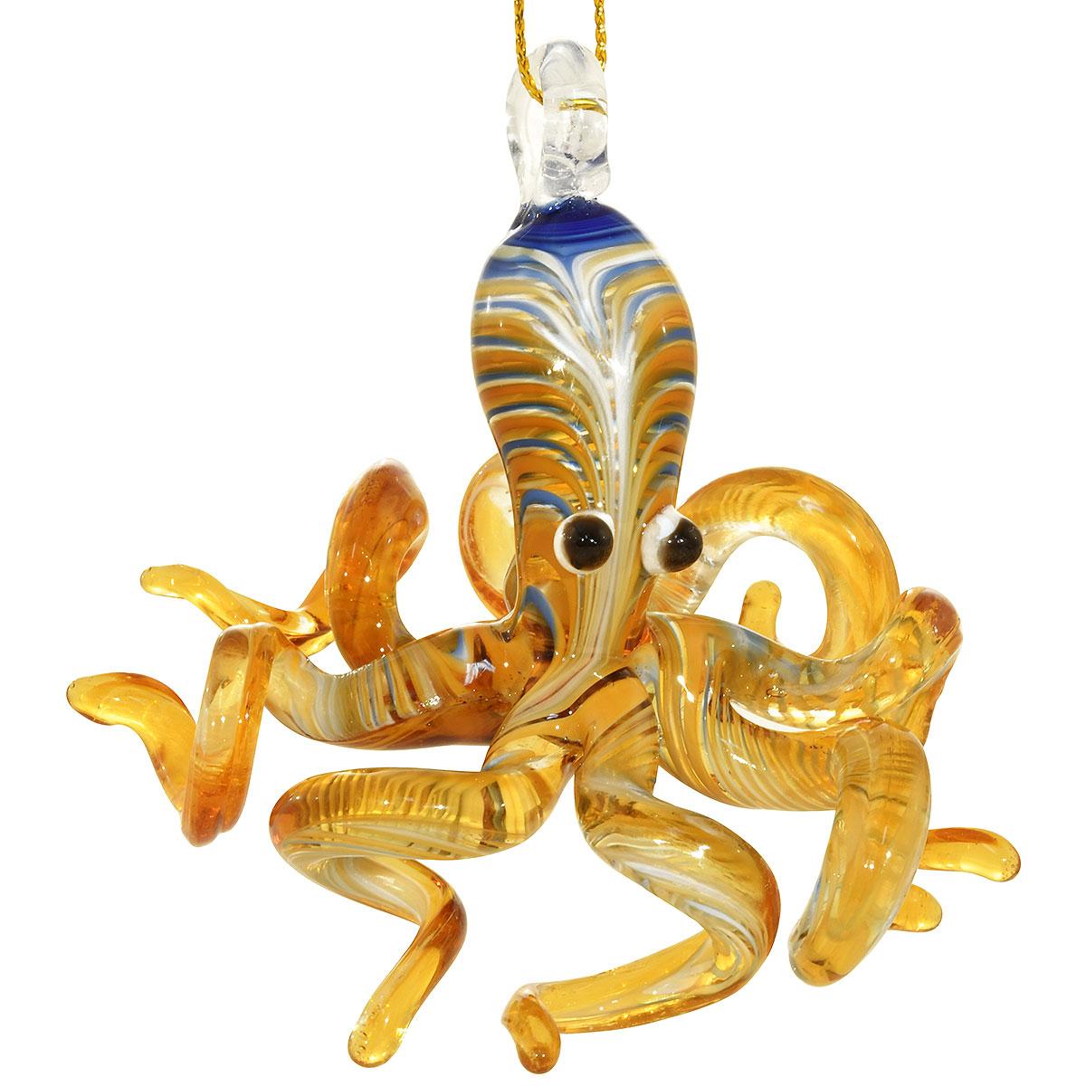 Egyptian Museum Tan/Blue Octopus