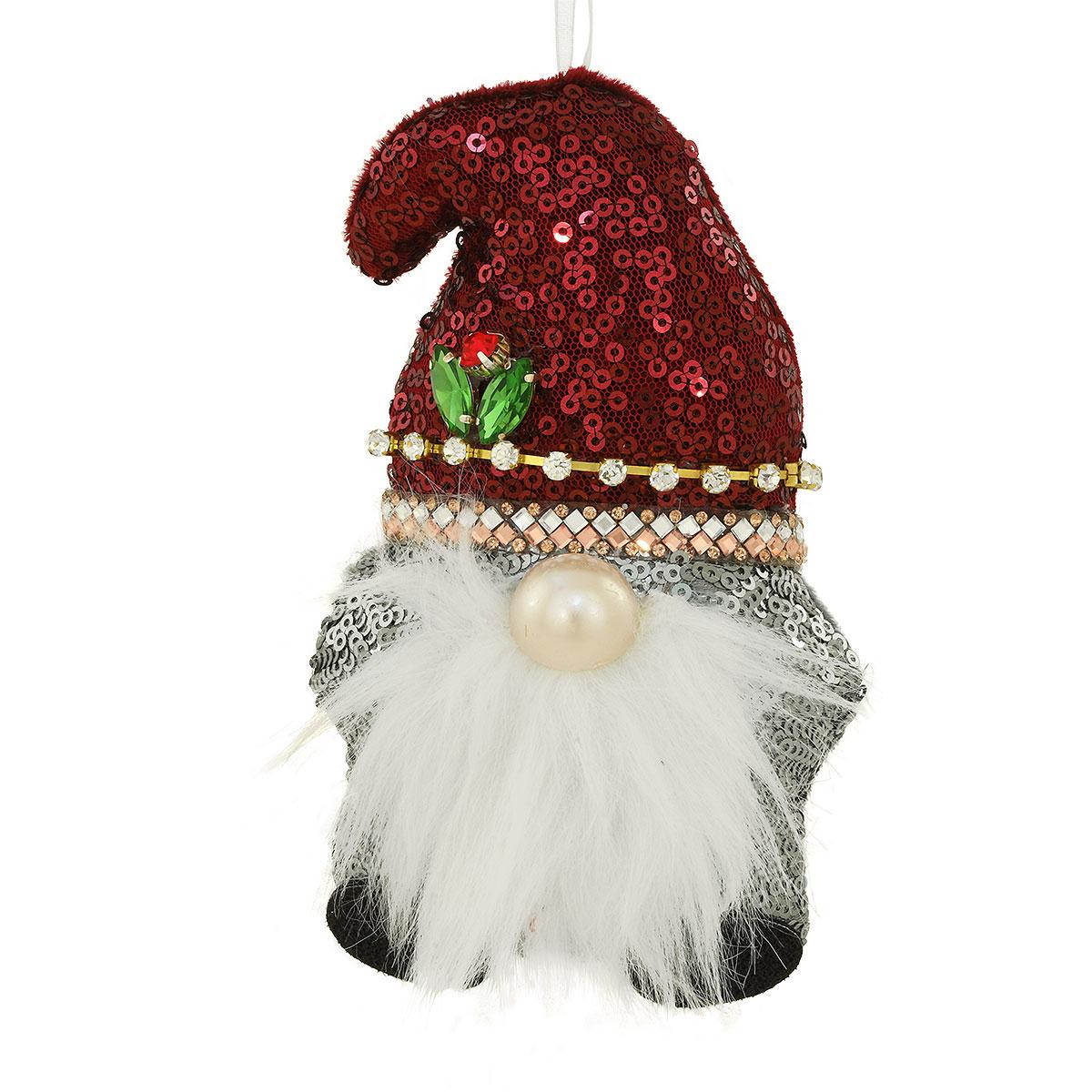 Gnome With Fabric Ornament