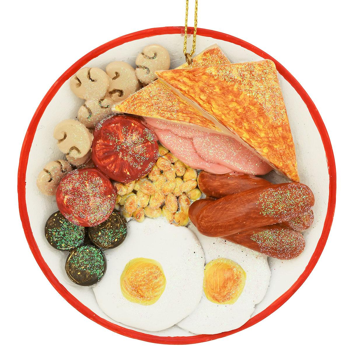 Breakfast Plate Resin Ornament