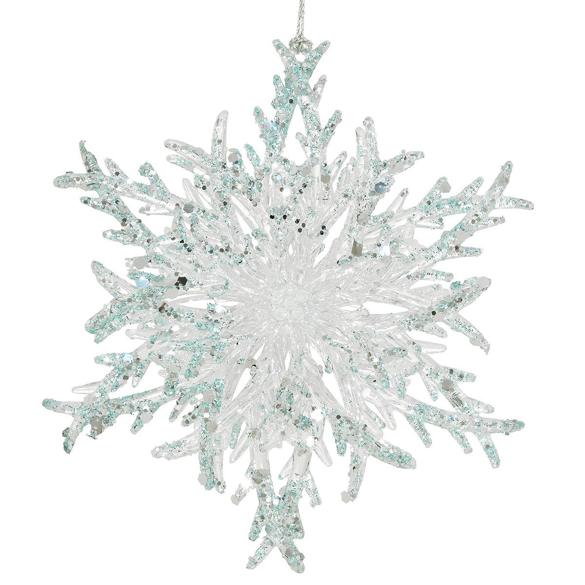 Blue Snowflake Ornament