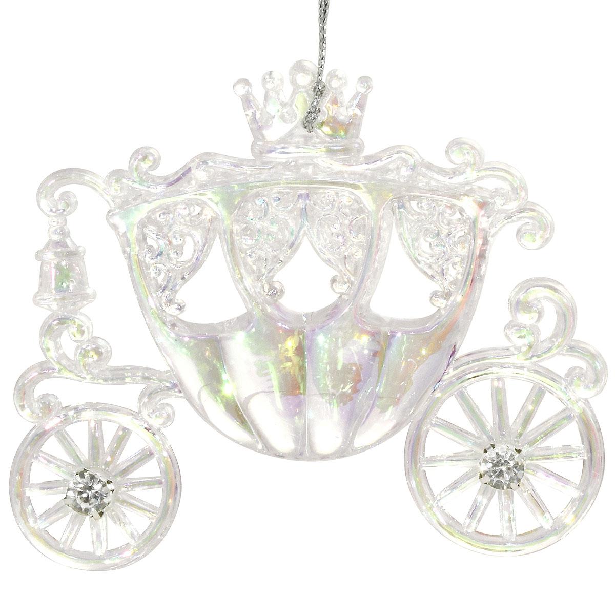 Carriage Iridescent Ornament