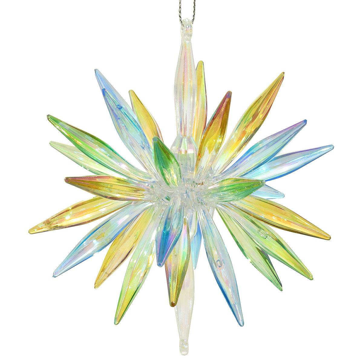 Star Burst Multi Color Ornament