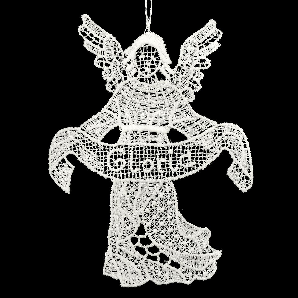 Gloria Angel Lace Ornament