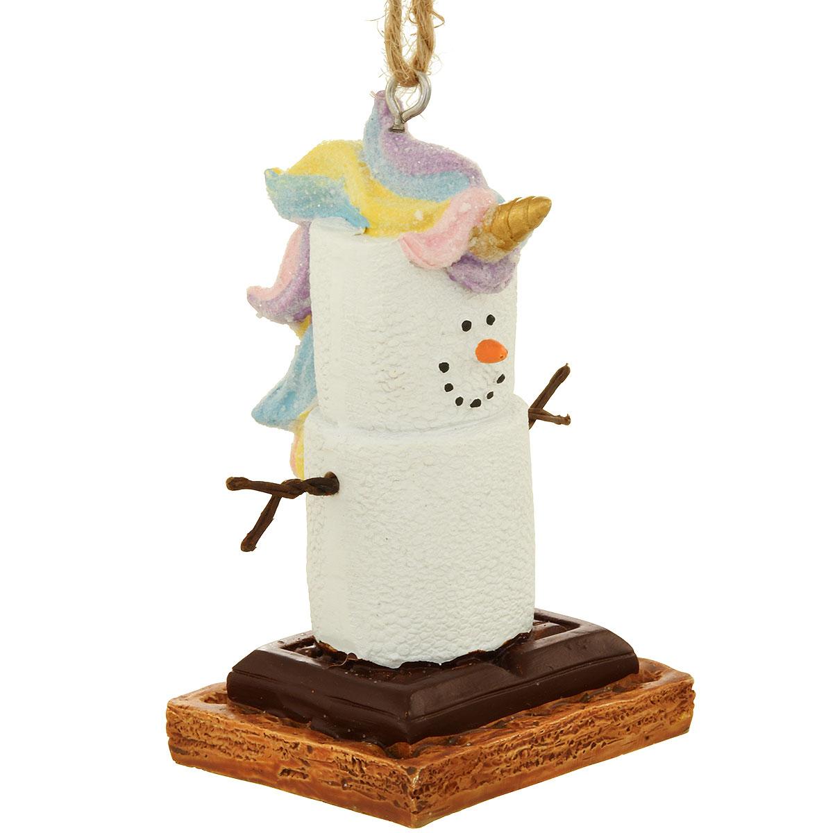 S'Mores Unicorn Resin Ornament