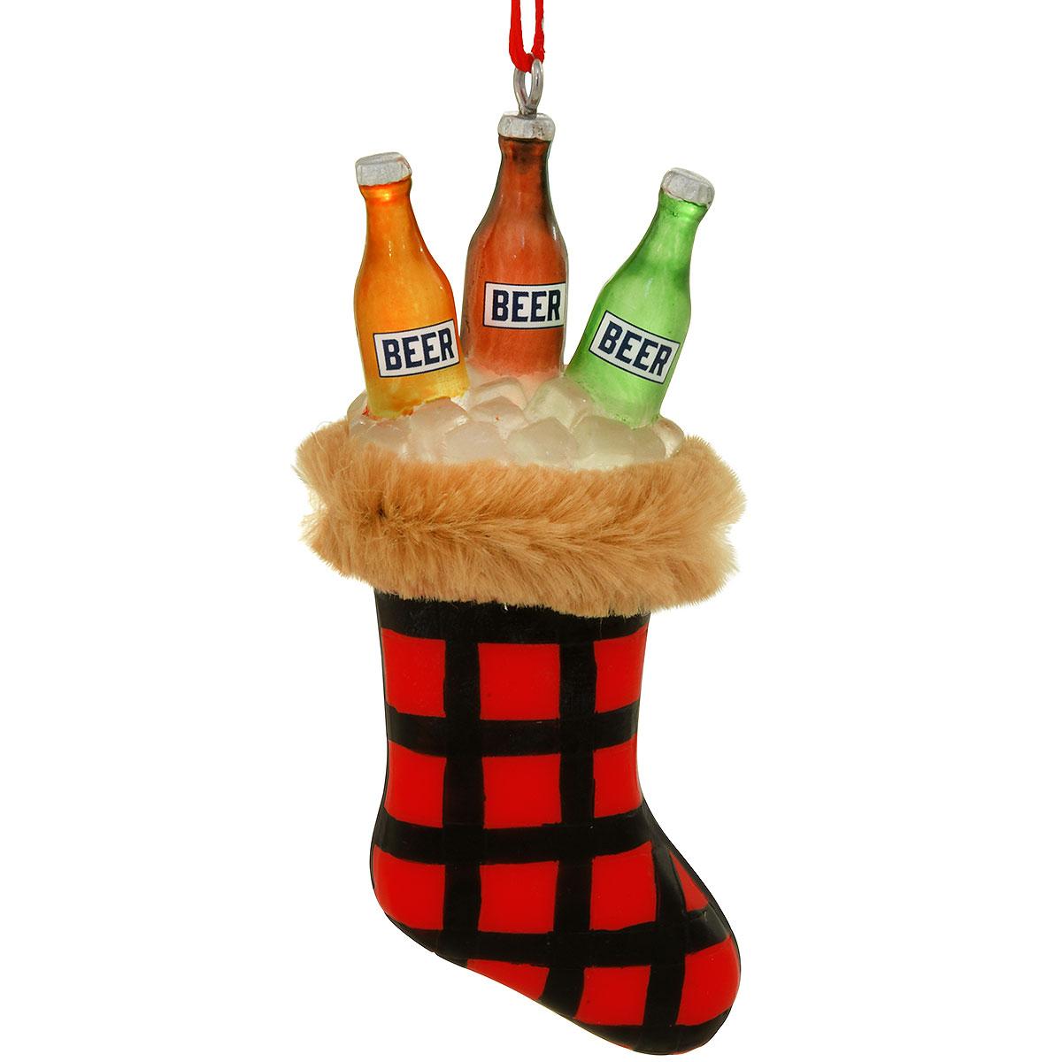 Christmas Stocking With Beer