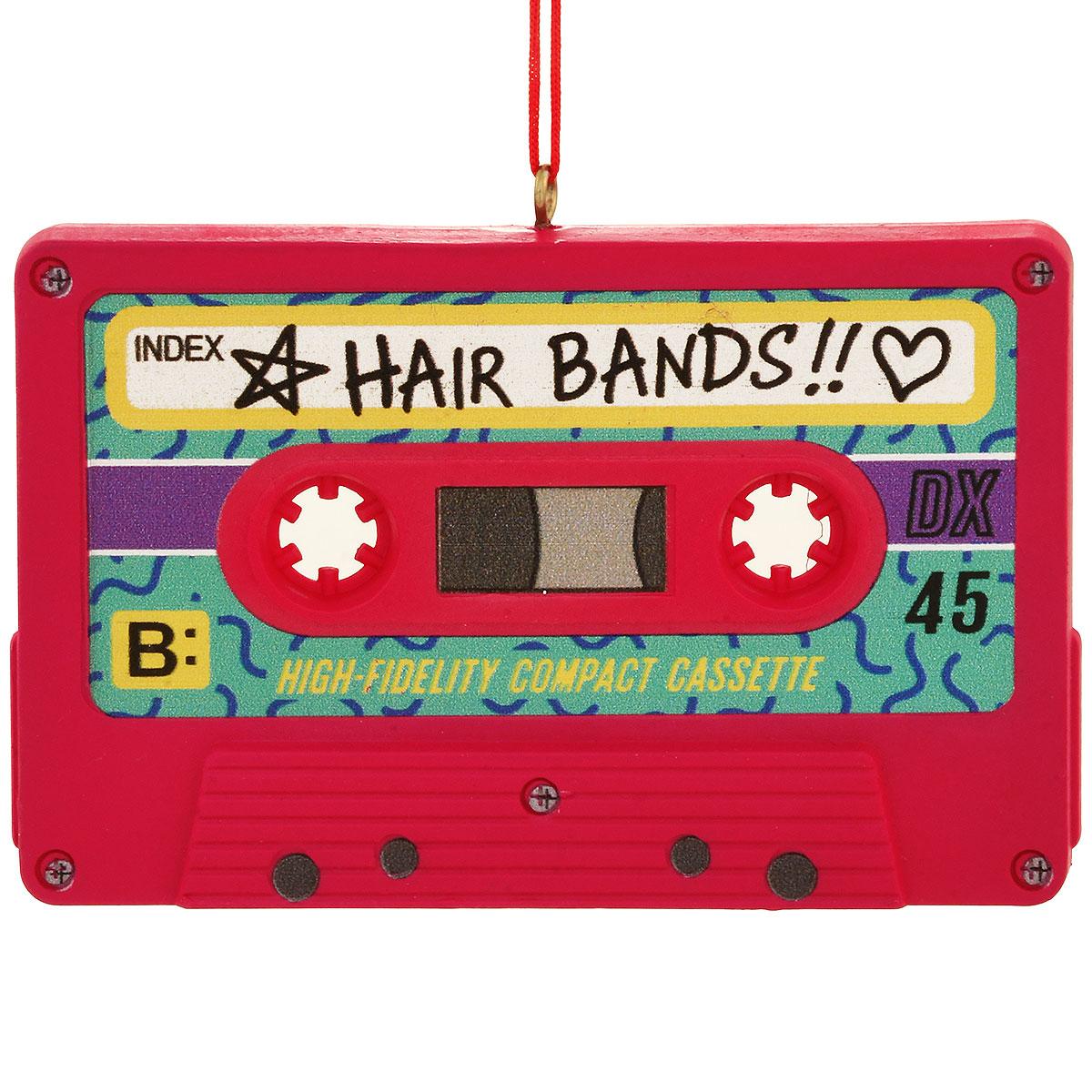 Cassette Tape Red Ornament