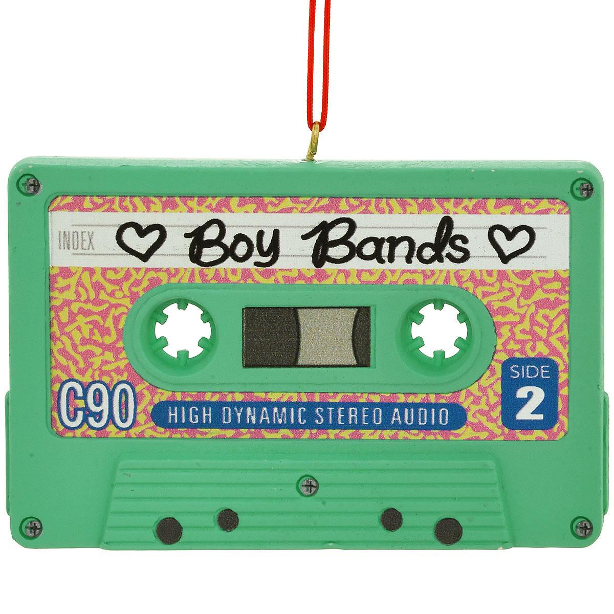 Green Cassette Tape Ornament