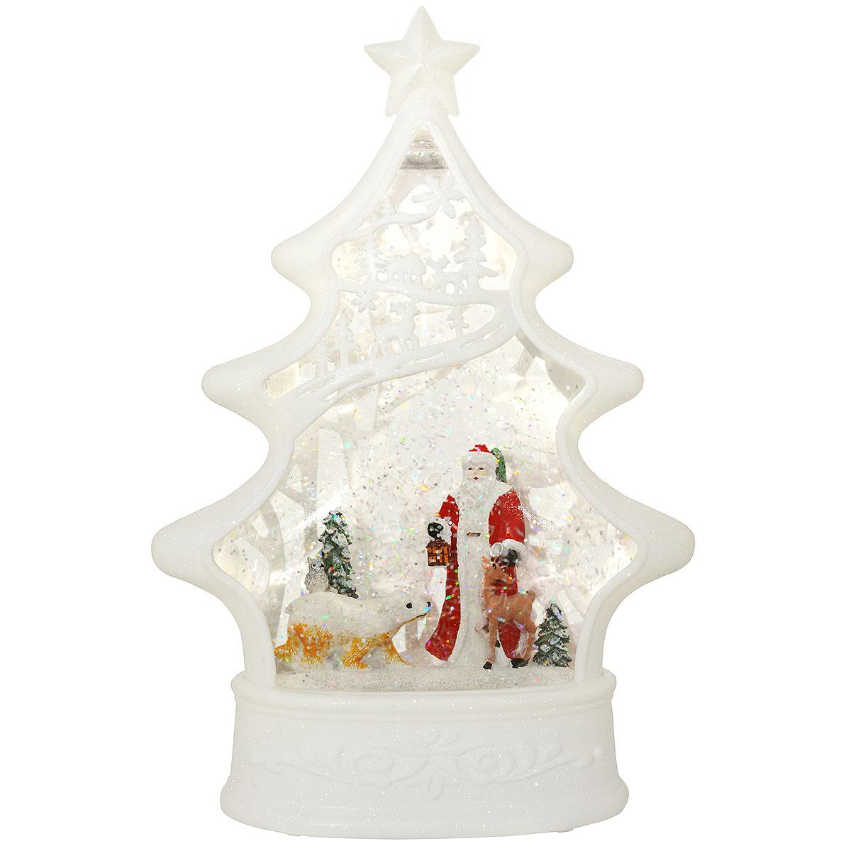 White Tree Woodland Snow Globe